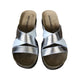 Fratellibabb Comfort Wedge - Silver and White - My Shoe Shop - Wedge