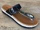 Fratellibabb Leather Thong Sandal - Black - My Shoe Shop - sandal