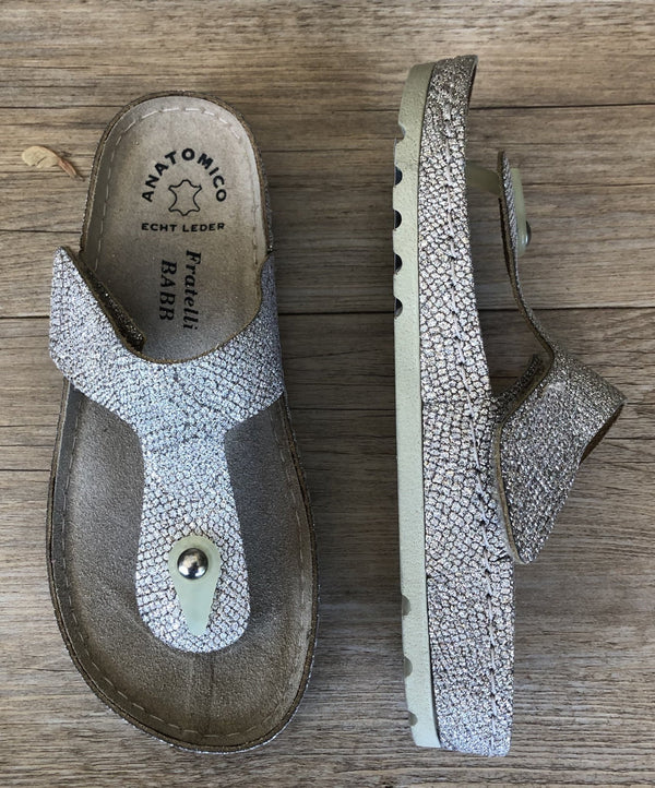 Fratellibabb Thong Sandal - Beige - My Shoe Shop - Sandal