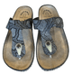 Fratellibabb Thong Sandal - Black (snake) - My Shoe Shop - sandal