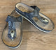 Fratellibabb Thong Sandal - Black (snake) - My Shoe Shop - sandal