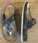 Fratellibabb Thong Sandal - Black (snake) - My Shoe Shop - sandal