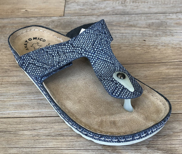 Fratellibabb Thong Sandal - Blue - My Shoe Shop - sandal