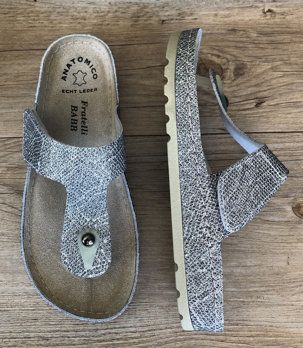 Fratellibabb Thong Sandal - Grey - My Shoe Shop - sandal