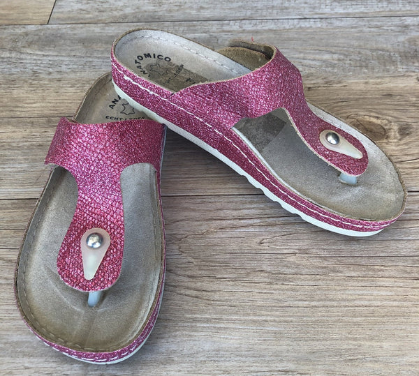 Fratellibabb Thong Sandal - Red - My Shoe Shop - sandal
