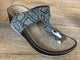 Fratellibabb Thong Wedge - Black - My Shoe Shop - Wedge