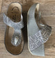 Fratellibabb Thong Wedge - Grey - My Shoe Shop - Wedge