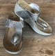 Fratellibabb Thong Wedge - Grey - My Shoe Shop - Wedge