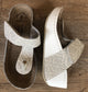 Fratellibabb Thong Wedge - White - My Shoe Shop - Wedge
