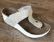 Fratellibabb Thong Wedge - White - My Shoe Shop - Wedge