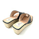 Gaimo Amankai Slip in Wedge - Navy (Marino) - My Shoe Shop - Wedge
