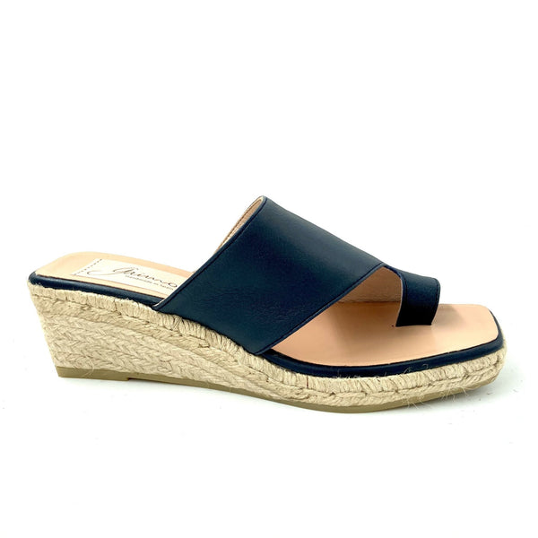 Gaimo Amankai Slip in Wedge - Navy (Marino) - My Shoe Shop - Wedge