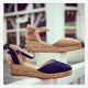 Gaimo Copita3 Low Wedge - Ultramarine (Navy) - My Shoe Shop - Wedge