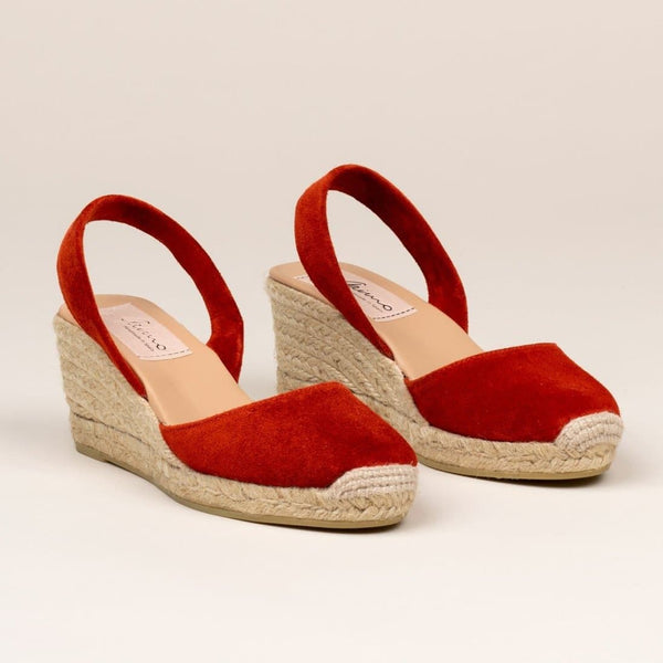 Gaimo Gali5 Wedge Espadrille - Burnt Orange (Tuille) - My Shoe Shop - Wedge