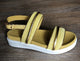 Inouvo Sandal 108007 Wedge Sandal - Lime - My Shoe Shop - sandal