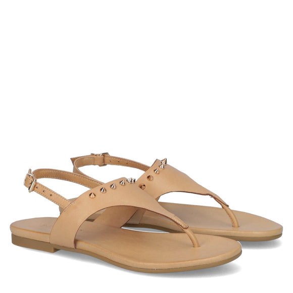 Inuovo 101108 Flat Sandal - Light Tan (Scissors) - My Shoe Shop - Flat
