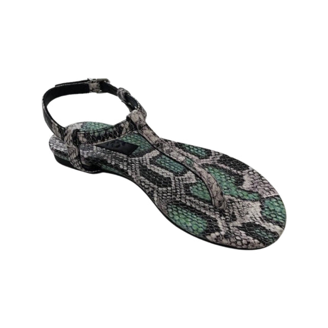 Inuovo 101113 Thong Sandal - Green Snake - My Shoe Shop - Flat