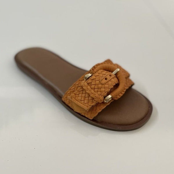 Inuovo 103027 Slip In Sandal - Orange - My Shoe Shop - Flat