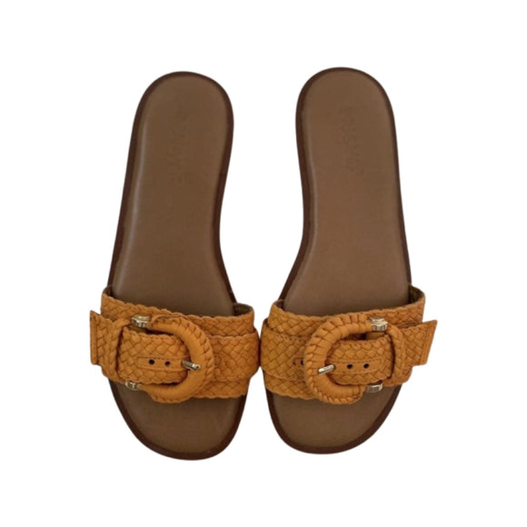 Inuovo 103027 Slip In Sandal - Orange - My Shoe Shop - Flat