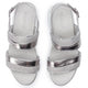 Inuovo 114008 Wedge Sandal with Silver - Ice - My Shoe Shop - sandal