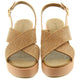 Inuovo 123005 Diamante Wedge - Blush - My Shoe Shop - sandal