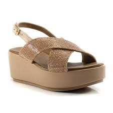 Inuovo 123005 Diamante Wedge - Visone - My Shoe Shop - sandal