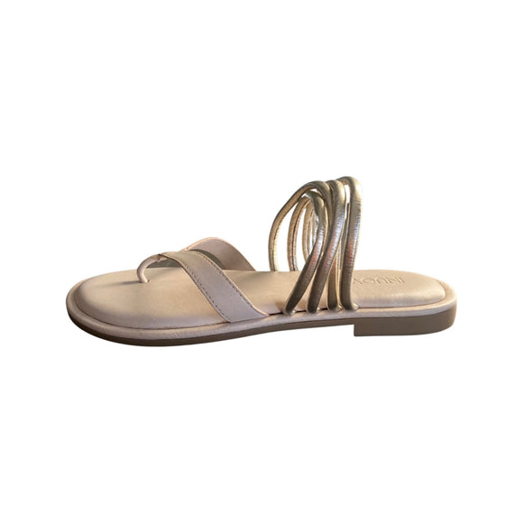Inuovo 457007 Sandal in leather sandal- Bone - My Shoe Shop - sandal