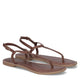 Inuovo 458009 Thong Sandal in leather sandal- Brown - My Shoe Shop - sandal