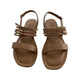 Inuovo 458013 Double Strap Sandal in leather sandal- Scissors - My Shoe Shop - sandal