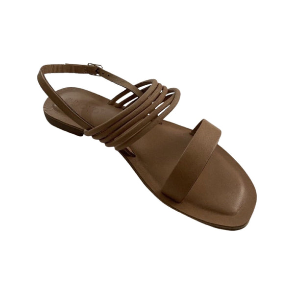 Inuovo 458013 Double Strap Sandal in leather sandal- Scissors - My Shoe Shop - sandal
