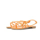 Inuovo 459008 Strappy Leather Sandal - Orange - My Shoe Shop - sandal