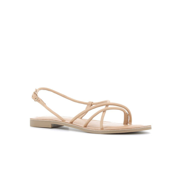 Inuovo 459008 Strappy Sandal in leather sandal- Bone - My Shoe Shop - sandal