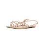 Inuovo 459008 Strappy Sandal in leather sandal- Bone - My Shoe Shop - sandal