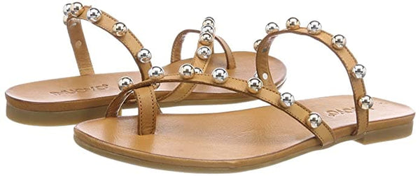 Inuovo 8450 Leather Sandal - Coconut - My Shoe Shop - sandal