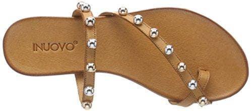 Inuovo 8450 Leather Sandal - Coconut - My Shoe Shop - sandal