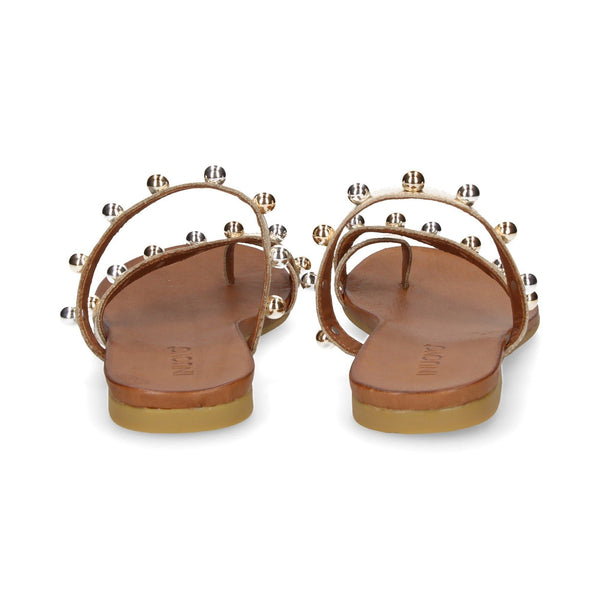 Inuovo 8450 Leather Sandal - Coconut - My Shoe Shop - sandal