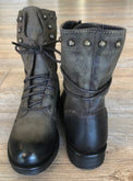 Inuovo Cloud Biker Boot - Lavato Green (Olive) - My Shoe Shop - boot