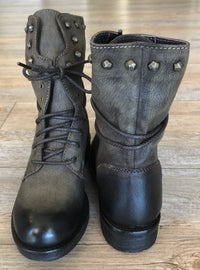 Inuovo Cloud Biker Boot - Lavato Green (Olive) - My Shoe Shop - boot