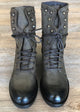 Inuovo Cloud Biker Boot - Lavato Green (Olive) - My Shoe Shop - boot