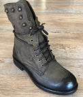 Inuovo Cloud Biker Boot - Lavato Green (Olive) - My Shoe Shop - boot