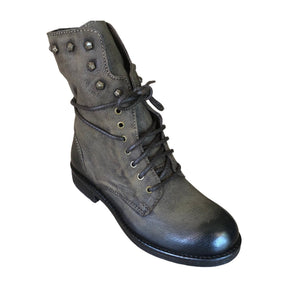 Inuovo Cloud Biker Boot - Lavato Green (Olive) - My Shoe Shop - boot
