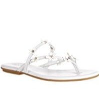 Inuovo Flower slipslop - White - My Shoe Shop - Default