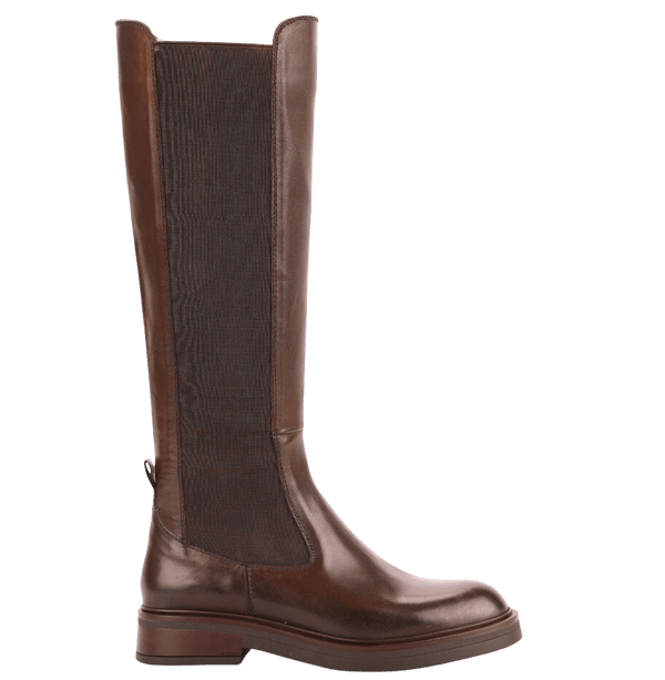 Inuovo High Leather Boot - Dark Brown (2025) - My Shoe Shop - boot