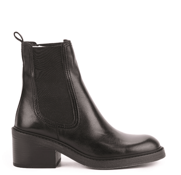 Inuovo Leather Ankle Boot - Black (2025) - My Shoe Shop - boot