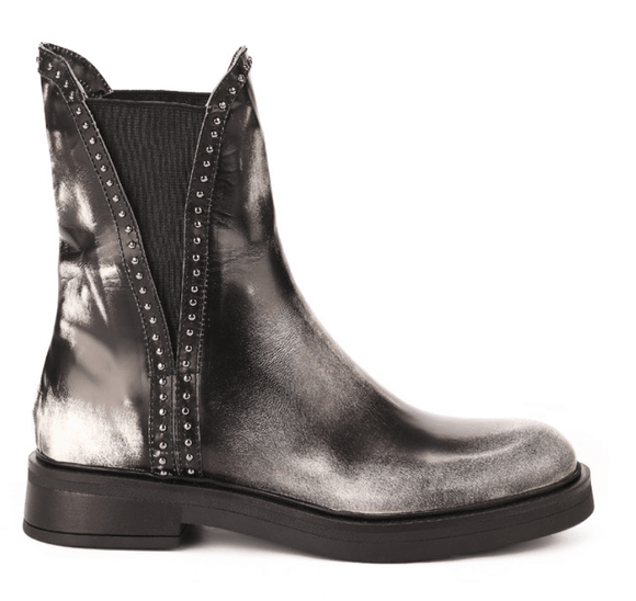 Inuovo Leather Boots w Studs -Bo White (2025) - My Shoe Shop - General