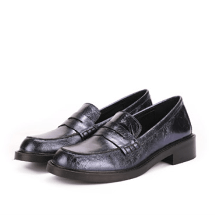 Inuovo Leather Loafer -Blue Notte (2025) - My Shoe Shop - General