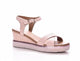Inuovo wedge with cross straps - Blush - My Shoe Shop - sandal