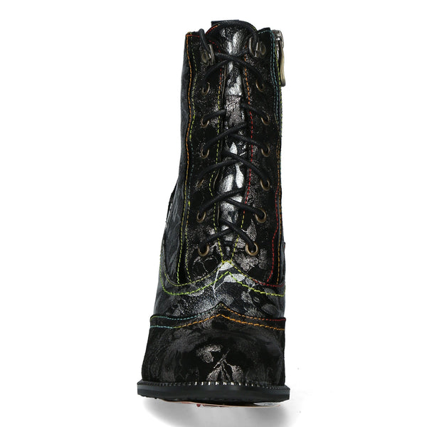 Laura Vita Boot Alcbaneo 138B - Black & Steel - My Shoe Shop - boot