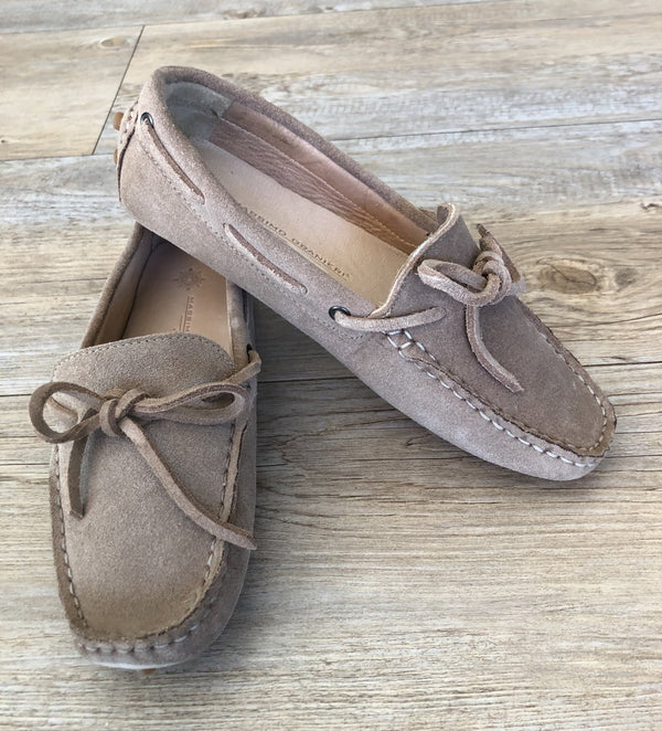 Massimo Granieri Suede Moccasin - Beige - My Shoe Shop - Moccasin