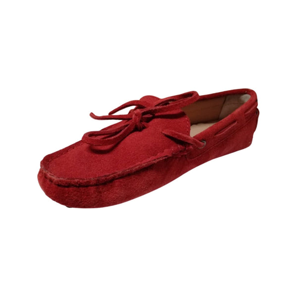 Massimo Granieri Suede Moccasin - Rosso Red - My Shoe Shop - Moccasin